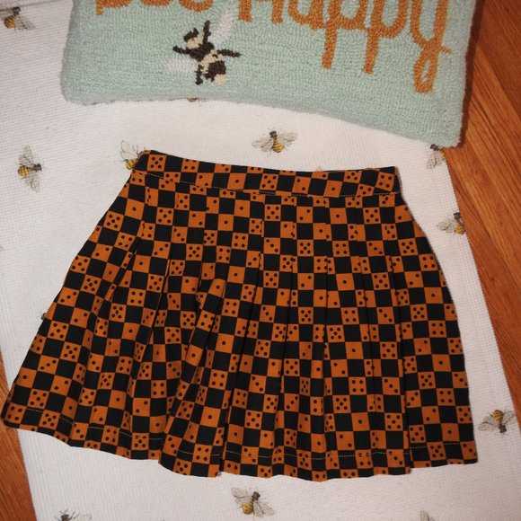 Urban Outfitters Gold & Black Dice Skirt...C1024 - Picture 3 of 5